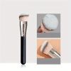 Pro Makeup Foundation Brushes Concealer Brush Under Eye Mini Angled Flat Top Kabuki Nose Contour Brush For Concealing Blending Setting Buffing With Po